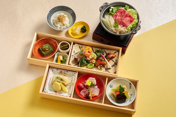 浪花食彩 Shizuku — 雙層盒飯「野点～彩り膳～」