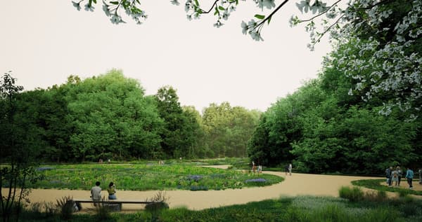 Gambar bagian dalam taman