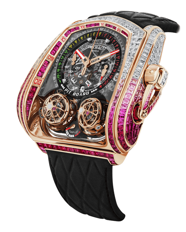 Twin Turbo Furious Baguette Diamond & Ruby