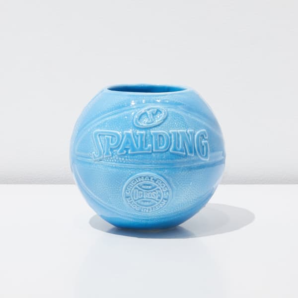 CERAMIC BASKETBALL PLANTER with BOX