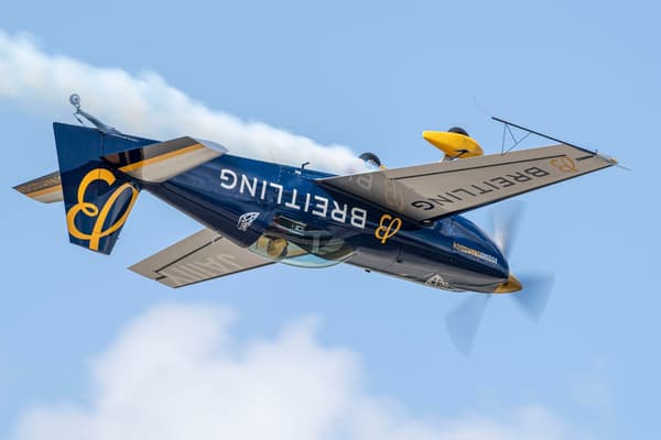 Escenas de un espectáculo aéreo