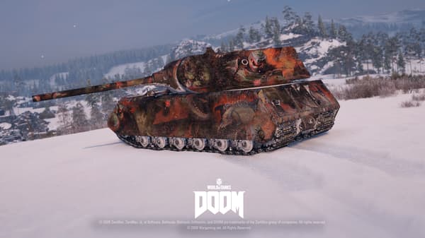DOOM-inspired tank customization