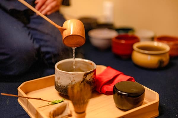 Pengalaman upacara minum teh di Nara