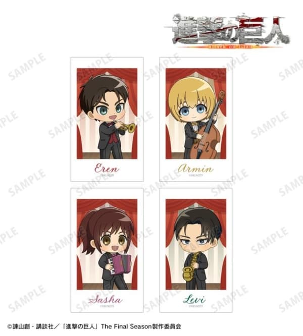 Set 4 Ani-Frame Chibi Character Jazz Ver. (1)