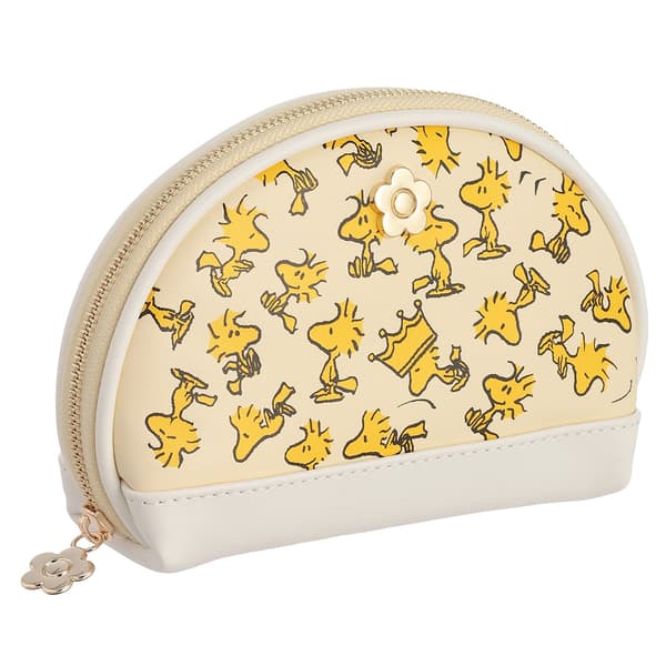 MARY QUANT × PEANUTS™ round pouch