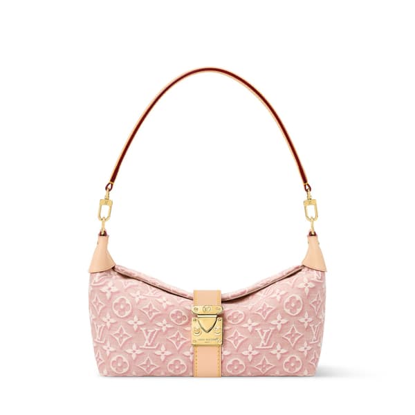 Louis Vuitton Pochette Mia dalam Monogram Emblem Rose Ruban