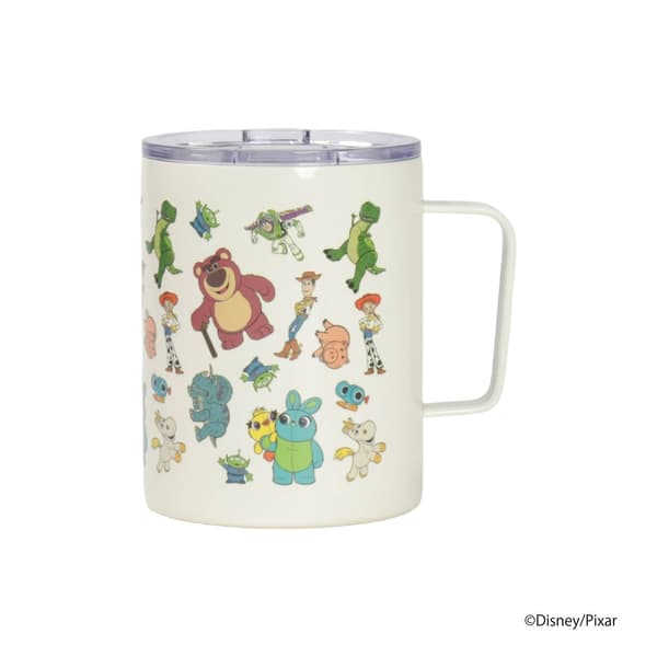 Taza de acero inoxidable con diseño Mix, vista frontal