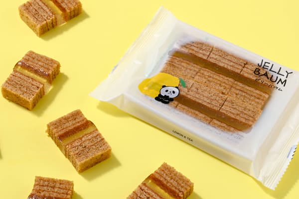 果凍年輪蛋糕切片（檸檬紅茶口味）