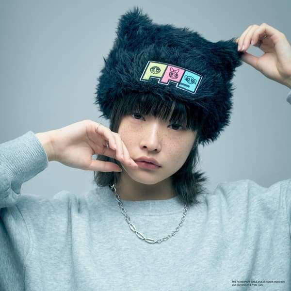 Cat-Ear Knit Hat featuring The Powerpuff Girls