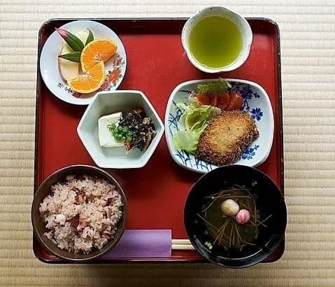 Octopus rice set meal