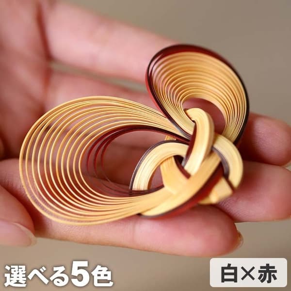 대나무 묶음 하트 브로치