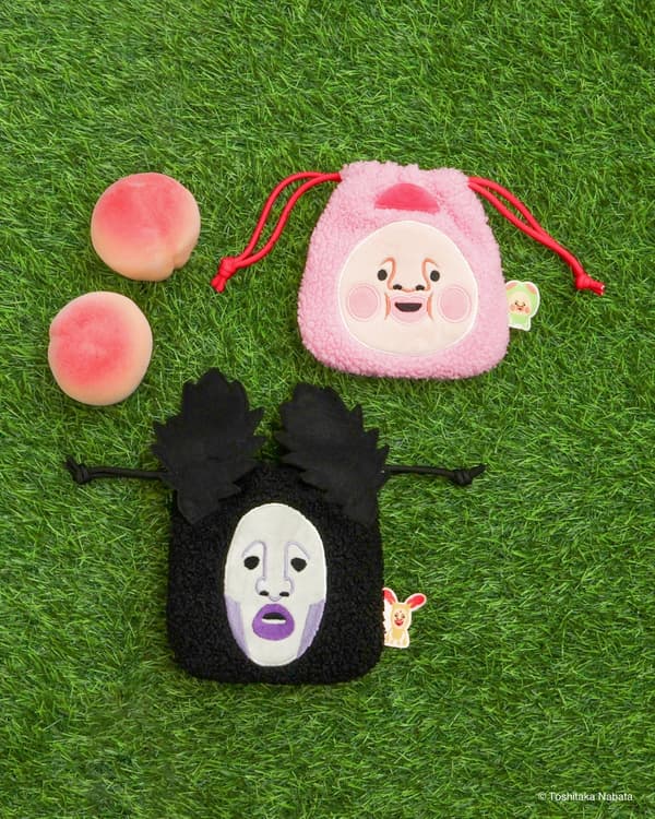 Bolso con cordón de cara de Kobito Zukan