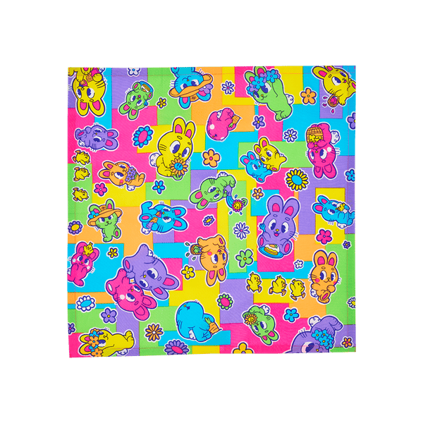 Bunny's Picnic Knot Wrap