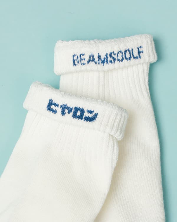 히야론 × BEAMS GOLF 접촉 냉감 골프 양말