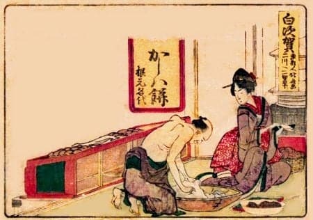 与丰桥和柏饼相关的历史图像