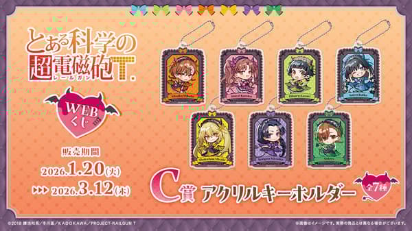 某科学的超电磁炮亚克力钥匙链