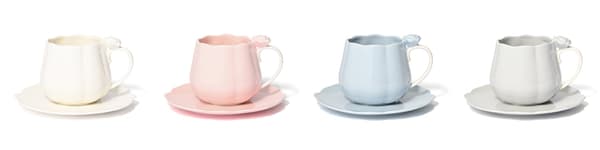 Rose Relief Cup & Saucer
