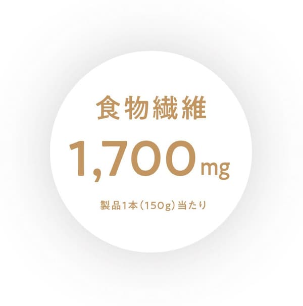 Contenido de fibra dietética por botella de VATEN F