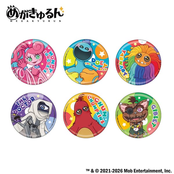 Poppy Playtime Megakyurun Trading Can Badge Vol. 2