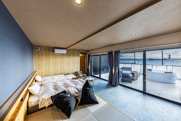 ภายในห้องพัก (ห้อง Ocean Jacuzzi)