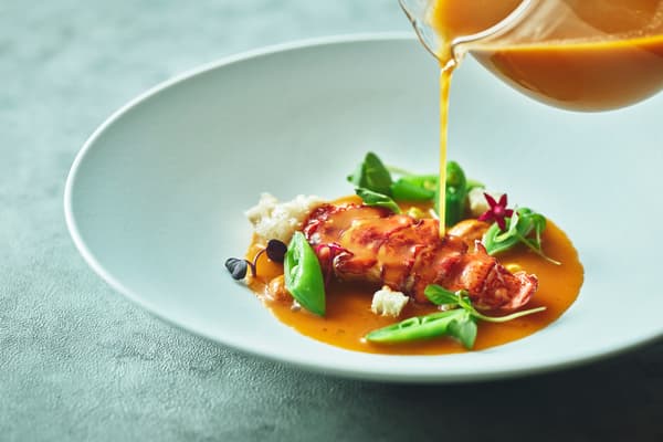 In-room dining: Classic Lobster Bisque