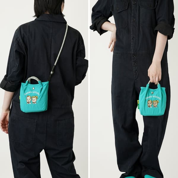 Bolso 2 en 1 de OSAMU GOODS con diseño registrado
