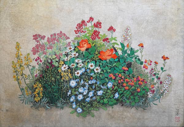 大竹正芳作品《春之庭》
