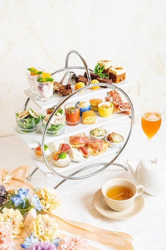 Savories and sweets included in the NABUCCO afternoon tea plan