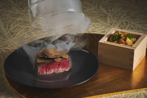 Special dinner course at Corrente