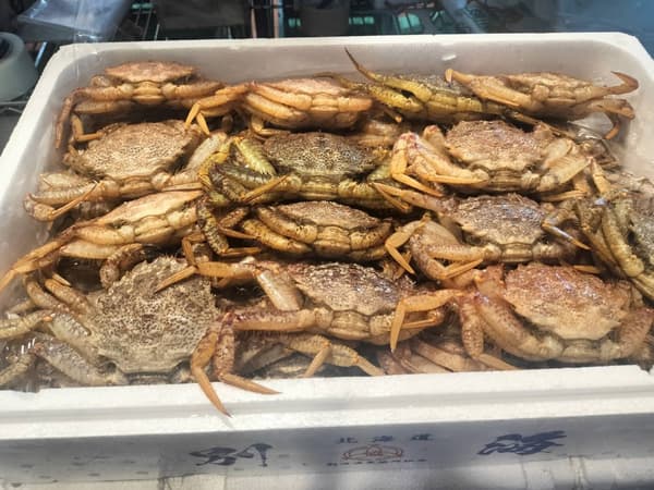 Seafood served at Ekichika Barbecue