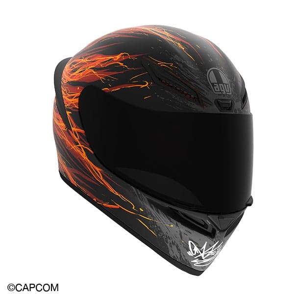 AGV K1 S SF6 KEN BLACK/GREY/FIRE
