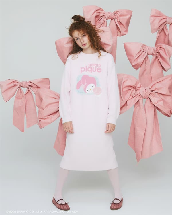 gelato pique x Sanrio characters knit series, look 5