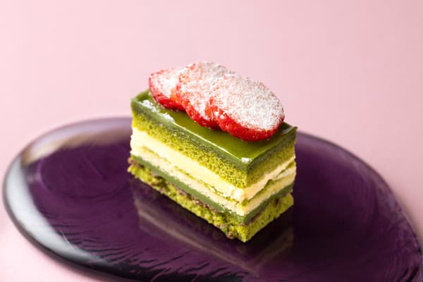 Matcha Opera with Summer Strawberry