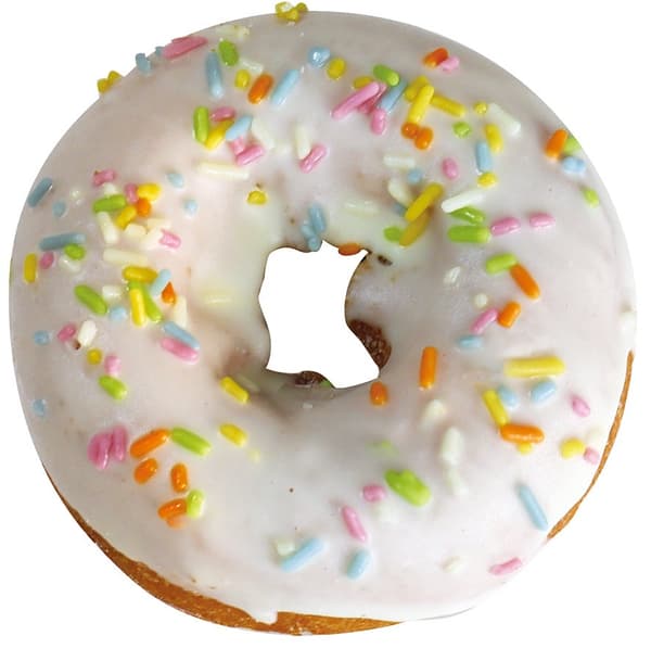 牛奶妹甜甜圈（白巧克力味）