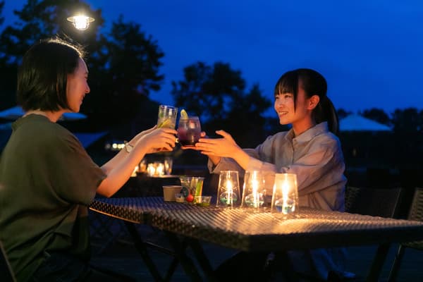 Event terrace at nagano forest village