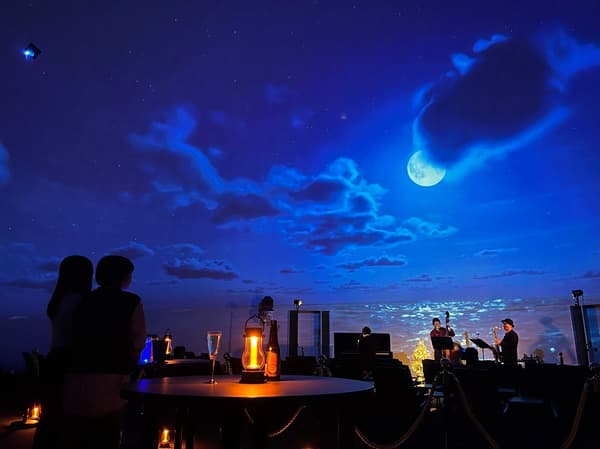 沉浸式天文馆环境，星空投影