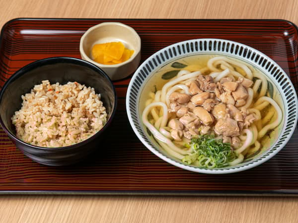 鸡肉套餐（鸡肉乌冬面 + 鸡肉饭）