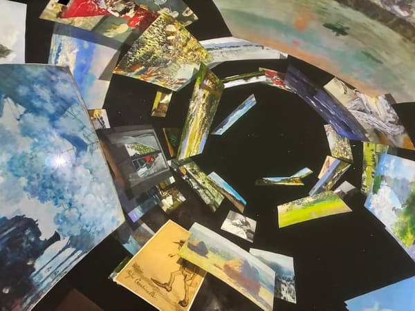 展示莫奈艺术品的沉浸式天文馆穹顶