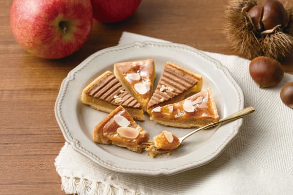 Tarta de Manzana y Castaña