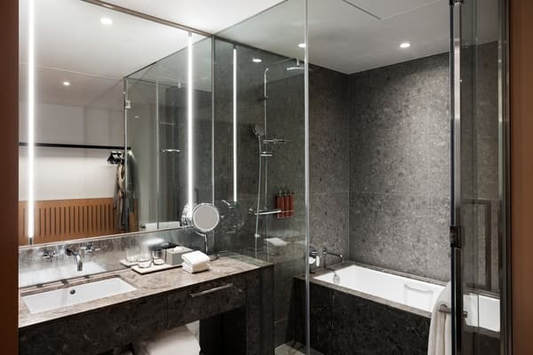A sample bathroom