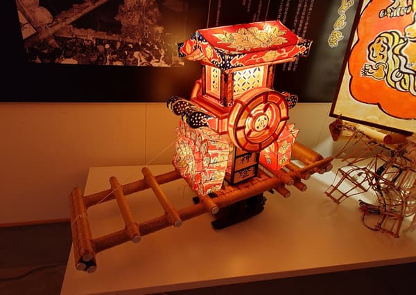 富山 Vischio 飯店的迷你行燈展覽