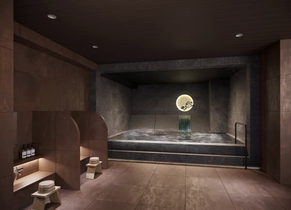 The large communal bath, designed to refresh both body and mind
