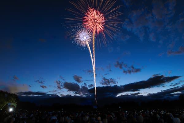 Azumino Fireworks Festival access and shuttle bus information