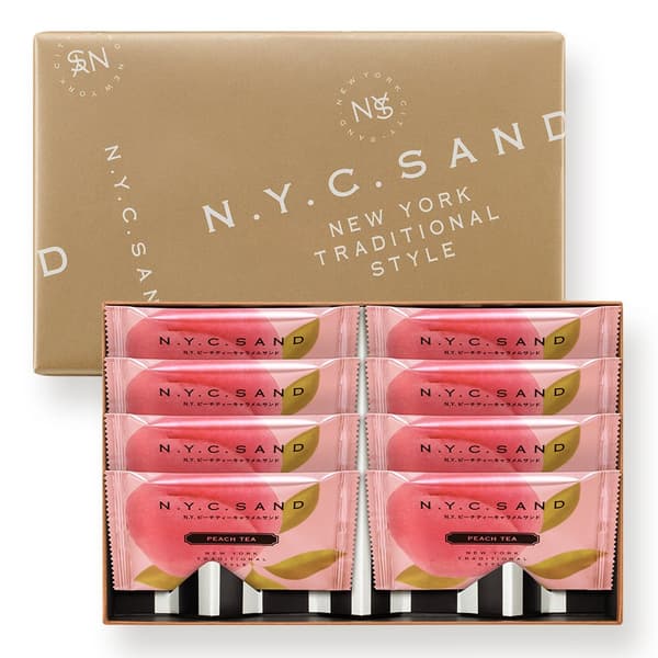Kemasan N.Y. Peach Tea Caramel Sand