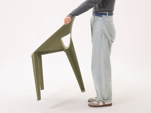 silla de jardín sole con diseño ligero