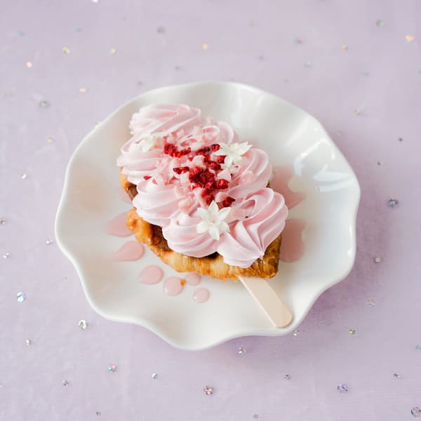 Flower Croffle Aurora Cherry Blossom