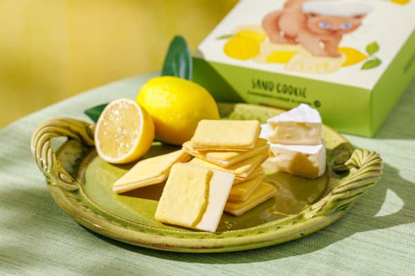 卡门贝尔奶酪&柠檬夹心饼干