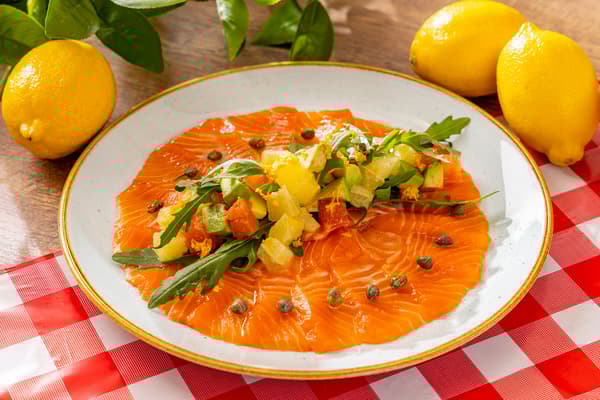 Salmon Marinade Salsa Agrumi - Gamagori Mandarin Vinaigrette