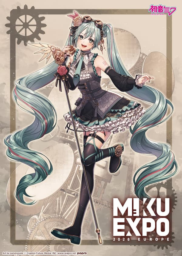 Main visual for HATSUNE MIKU EXPO 2026 EUROPE