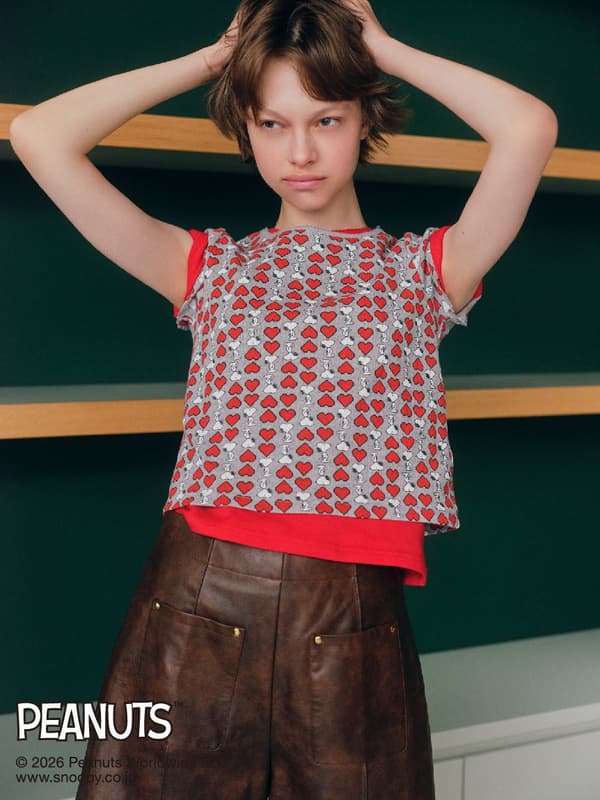 史努比合作款满印 T 恤